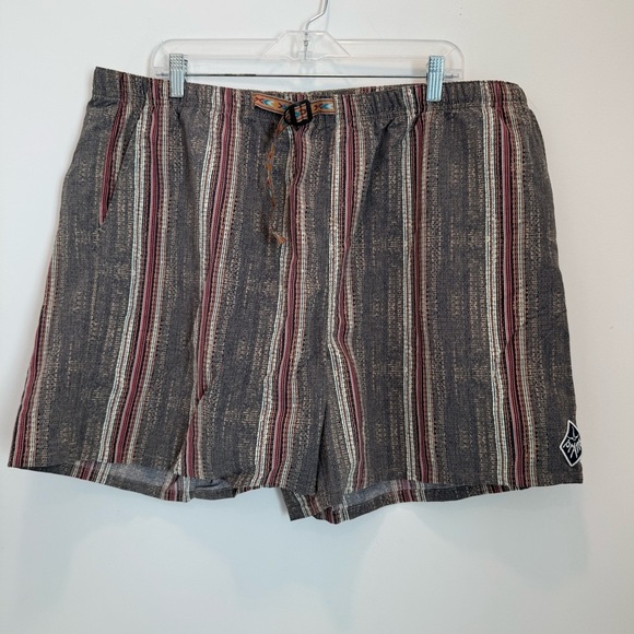 Prana Unisex Indio Heritage Short Relaxed Fit Size XXL Color Sandbar - Picture 2 of 9